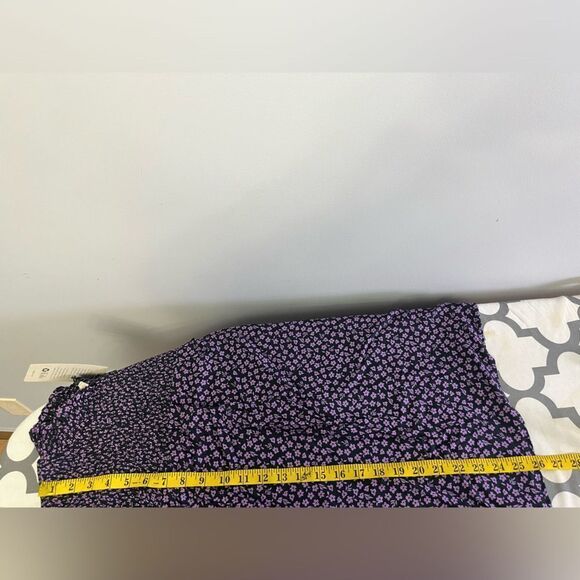 Barbour Midhurst Floral Long Sleeve Flowy Blouse Purple NWT Size US 12 - Picture 2 of 8